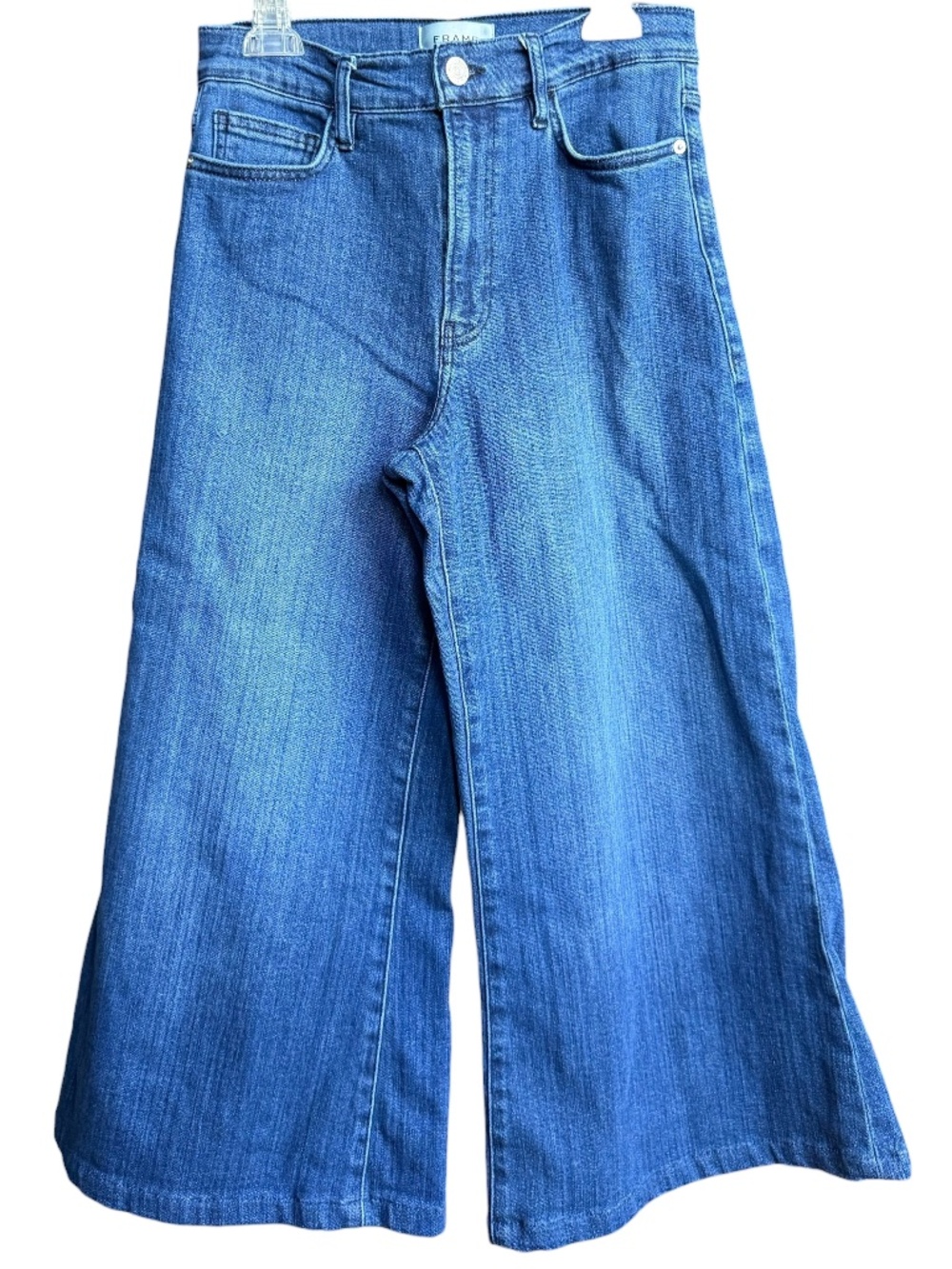 Frame Le Palazzo Crop Jeans in Thunderstorm Sz 28